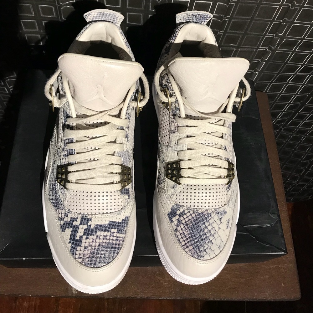 Rare Authentic Air Jordan Retro 4 Pinnacle Snakeskin